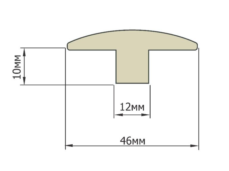 Т-образный молдинг